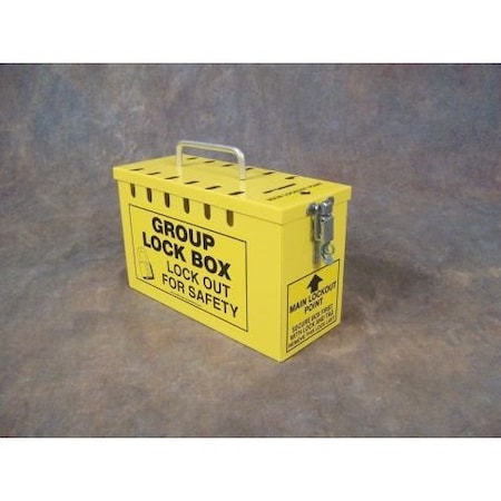Accuform PORTABLE GROUP LOCKOUT BOX COLOR KCC614 KCC614